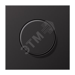 Накладка роторного диммера  Серия LS990  Материал- металл  Цвет- алюминий дарк