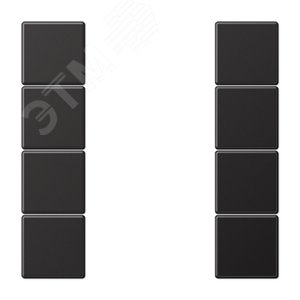 Набор накладок 4 группы dark (лакиров. алюминий) с гравировкой