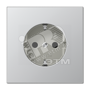 Розетка штепсельная SCHUKO 16A 250V алюминий - JUNG