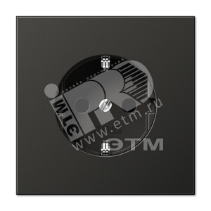 Штепсельная розетка SCHUKO 16A 250V~   антрацит