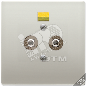 Розетка штепсельная для выравнивания потенциалов алюминий