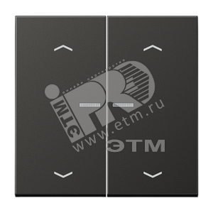 Клавиши для двойной кнопки BCU  антрацит