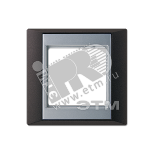 Рамка 1 пост для серии Aplus антрацит-алюминий (AP581ANTAL)