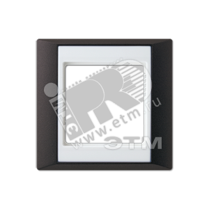 Рамка 1 пост для серии Aplus антрацит-белый (AP581ANTWW)