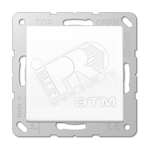 Розетка штепсельная SCHUKO 16A 250V с откидной крышкой белая (AS520NBFKLWW) - JUNG