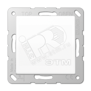 Розетка штепсельная SCHUKO 16A 250V с откидной крышкой и защитой от детей белая