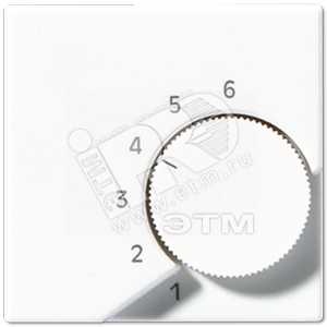 Крышка для регулятора температуры воздуха помещений  белая