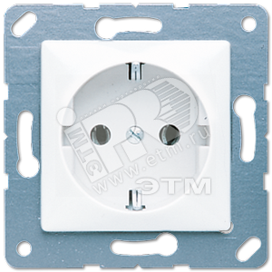 Штепсельная розетка SCHUKO 16A 250V~ с защитой от детей  белая - JUNG