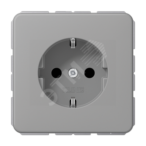 Розетка штепсельная SCHUKO 16A 250V серая - JUNG