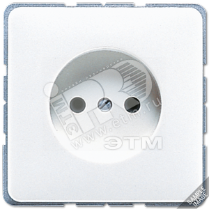 Розетка 10A 250V / 16A 250V~  2-х полюсная, без заземления  черная