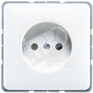 Розетка 10A 250V / 16A 250V~  2-х полюсная, без за