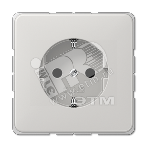 Розетка штепсельная SCHUKO 16A 250V светло-серая (CD520LG) - JUNG