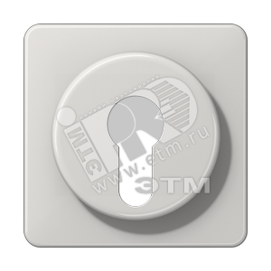 Крышка для выключателя с замком  светло-серая