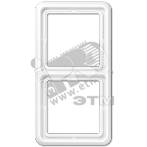 Рамка 2 поста универсальная белая