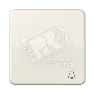 Клавиша с символом  звонок   слоновая кость