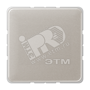 Крышка без отверстий с несущим каркасом для произвольных вырезов  платина