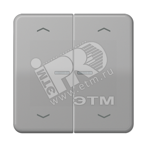 Клавиши для сдвоенной кнопки BCU  серые