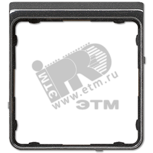 Рамка внешняя цветная черный металлик