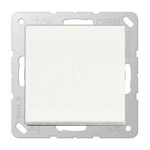 ECO Переключатель одноклавишный проходной 10АХ, 250В АС, белый (EP406U/1WW)