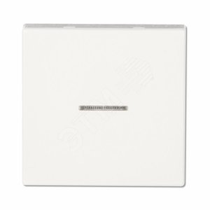 Клавиша 1-я для выключателей и кнопок   с окошком для подсветки. Для механизмов- EP401U, EP406U, EP406U, EP407U, EP431U. Серия- Eco Profi. Материал- термопласт. Цвет- белый