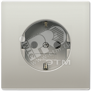 Розетка штепсельная SCHUKO 16A 250V благородная сталь - JUNG