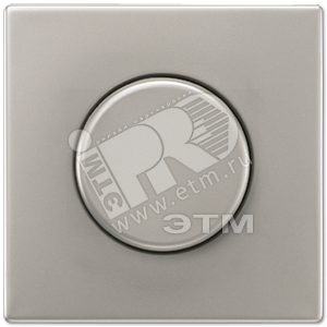 Крышка для роторного диммера  благородная сталь