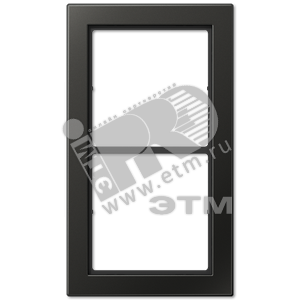 Рамка 2 поста антрацит