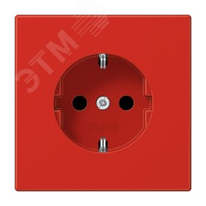 Штепсельная розетка SCHUKO 16A, 250V~  красная - JUNG