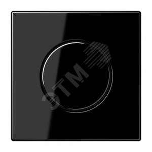 Накладка роторного диммера  Серия LS990  Материал- дуропласт  Цвет- черный