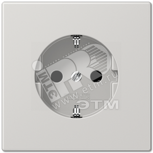 Розетка штепсельная SCHUKO 16A 250V светло-серая (LS520LG) - JUNG