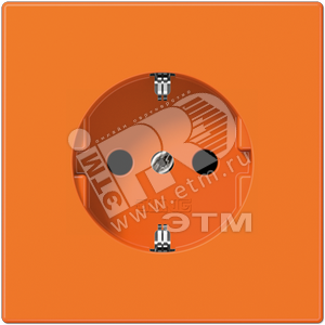 Розетка штепсельная SCHUKO 16A 250V оранжевая (LS520O) - JUNG