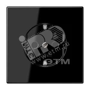 Розетка штепсельная SCHUKO 16A 250V черная (LS520SW) - JUNG