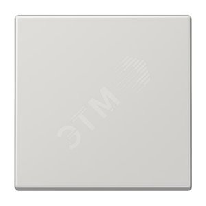 Клавиша 1-я для выключателей и кнопок  без подсветки. Серия LS990  Материал- дуропласт  Цвет- светло-серый