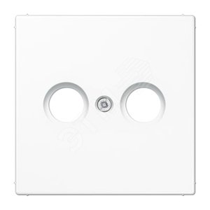 Накладка для телевизионной розетки (TV-FM)  Серия LS990  Материал- термопласт  Цвет- белый