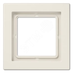 Рамка 1-я для горизонтальной/вертикальной установки  Серия- LS-Design  Материал- дуропласт  Цвет- слоновая кость - JUNG