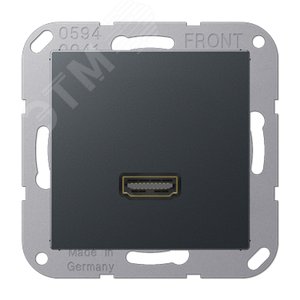 Плата HDMI антрацит матовый - JUNG