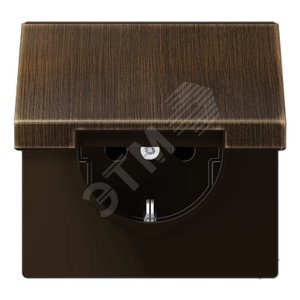 Штепсельная розетка SCHUKO 16A 250V~ с крышкой - JUNG