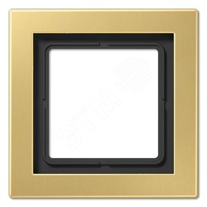 Рамка 1-я для горизонтальной/вертикальной установки  Серия- LS-Design  Материал- металл  Цвет- классическая латунь - JUNG