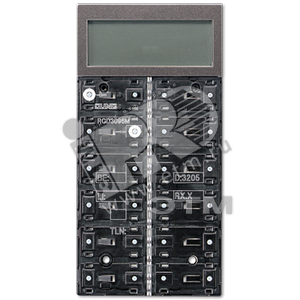 EIB комнатный контроллер, 6-клавишный  алюминий (RCDAL3096MAN) - JUNG