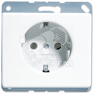 Розетка штепсельная SCHUKO с защитой от детей 16A 250V белая - JUNG