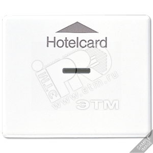 Накладка карточного выключателя  золотая бронза