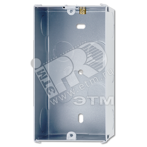 Коробка установочная для розеток SHSO 115-230WW металлическая - JUNG