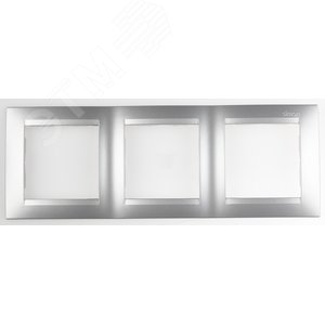 Рамка на 3 поста алюминий