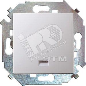 Выключатель одноклавишный, с подсветкой, 16А 250В винтовой зажим, белый