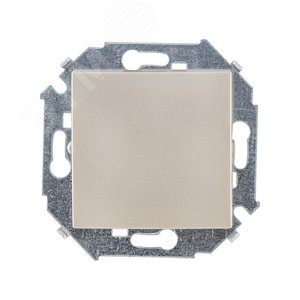 15 Выключатель проходной (переключатель) 16А 250В винтовые зажимы шампань