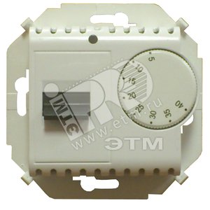 15 Регулятор для теплого пола с зондом 16А 230В 3600Вт 5-40 гр. IP20 белый - Simon