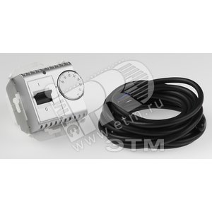 Регулятор для теплого пола с зондом 16А 230В 3600Вт 5-40град IP20 шампань