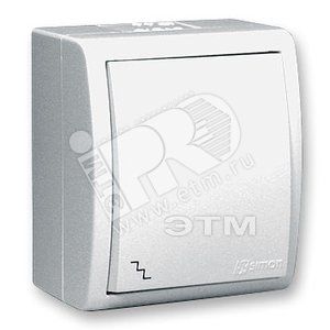 15 Aqua Выключатель проходной (переключатель) IP54 10А 250В винтовой зажим S15A белый - Simon