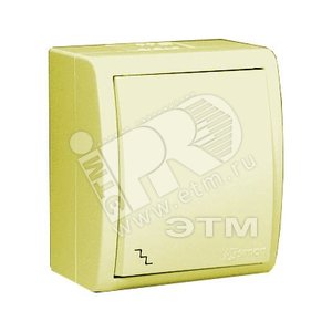 15 Aqua Выключатель проходной (переключатель) IP54 10А 250В винтовой зажим S15A слоновая кость - Simon