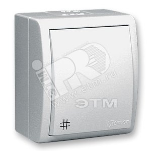 15 Aqua Выключатель проходной с 3-х мест (перекрёстный) IP54 10А 250В винтовой зажим S15A белый - Simon